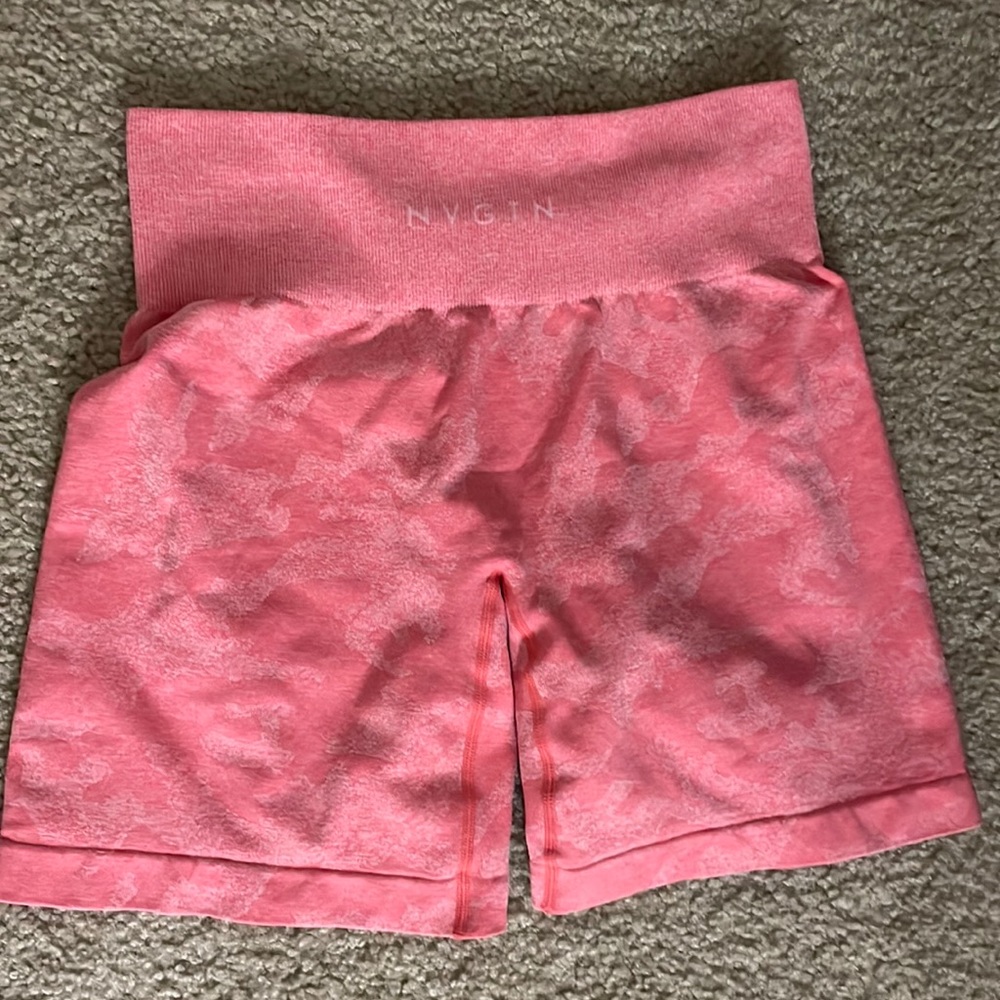 NVGTN pink camo shorts